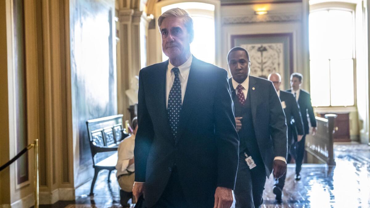 Special counsel Robert S. Mueller III, shown in June 2017, has been seeking an interview with President Trump for months.