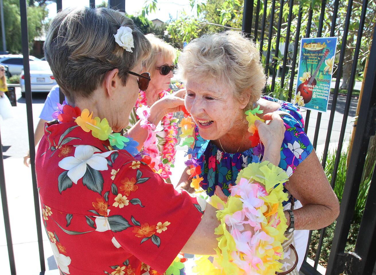 Photo Gallery: First ever "Rock-a-Hula" for seniors at Verdugo Pool