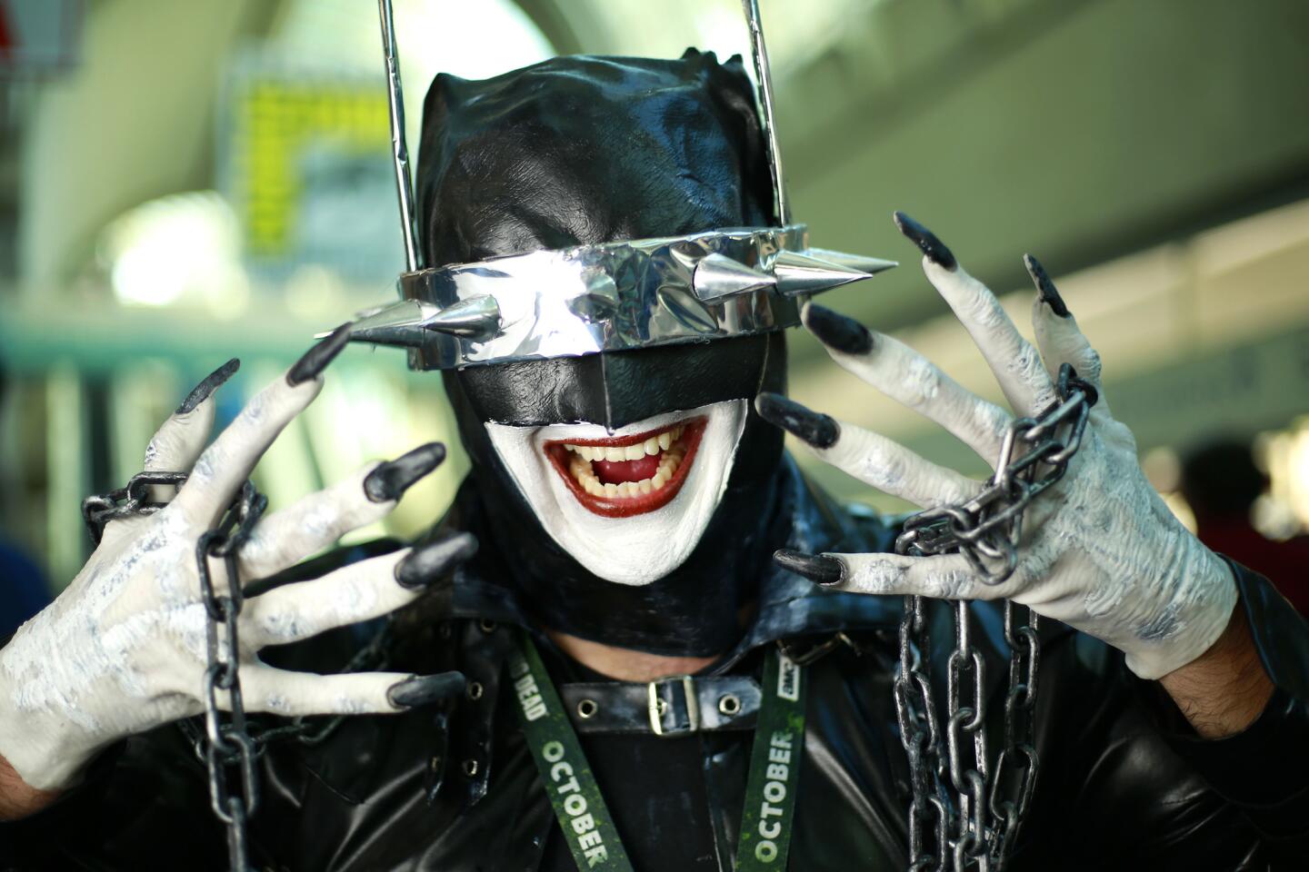 Robert Soto of Lawndale dressed as Batman.