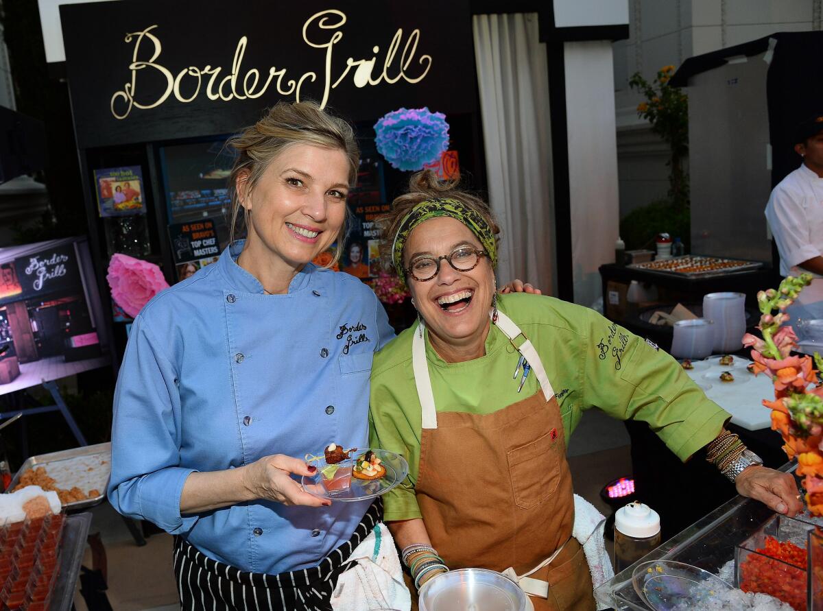 Chefs Mary Sue Milliken, left, and Susan Feniger of Border Grill plan to be a part of their ninth Vegas Uncork'd April 23-26.