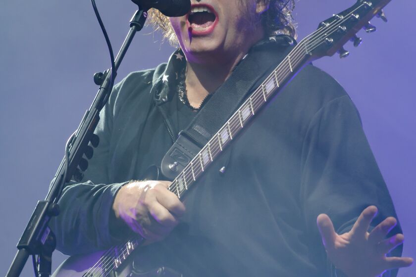 The Cure - Robert Smith at the Glastonbury Festival, Day 5, UK - 30 Jun 2019. Mandatory Credit: Photo by James McCauley/Shutterstock (10325025dr)