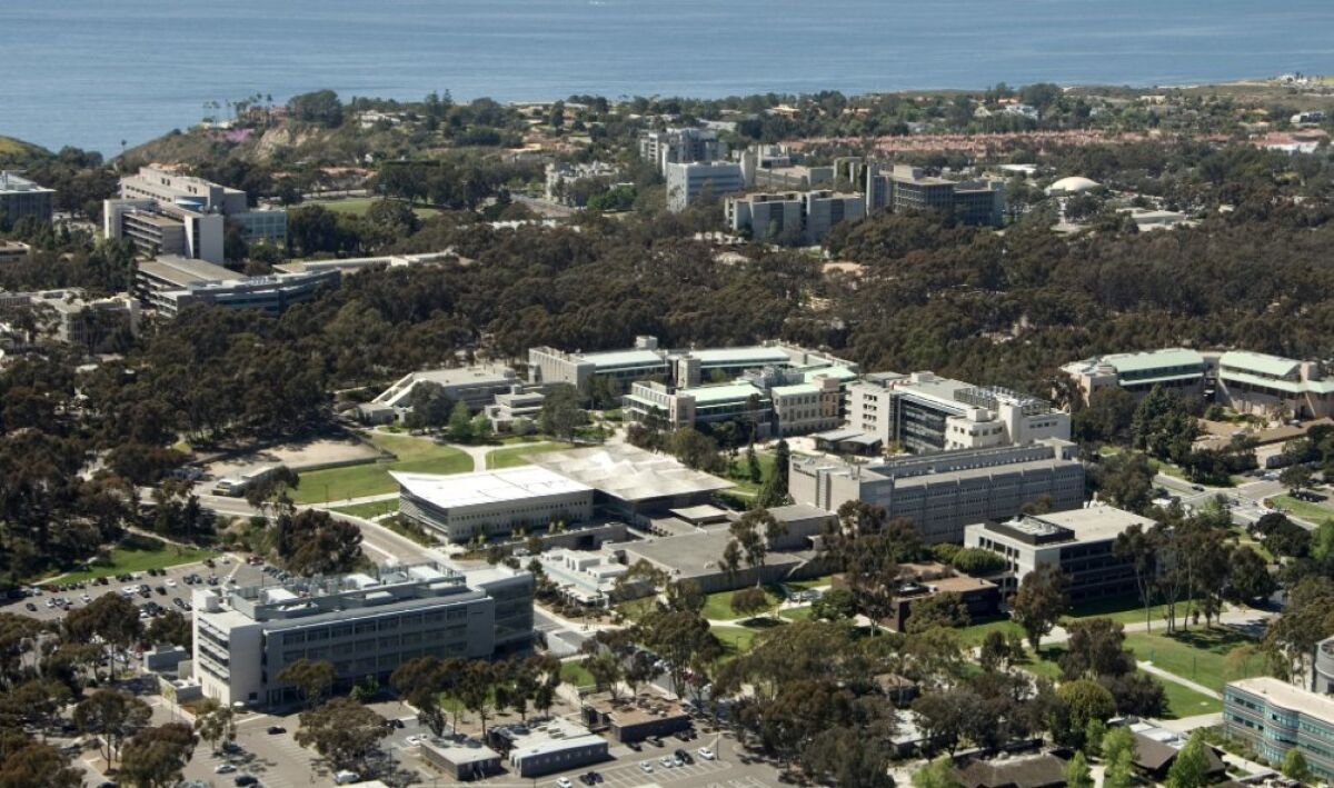 UC San Diego's chancellor says the coronavirus crisis could slow the university's enrollment boom, delay construction on planned buildings and require UCSD to make broad cuts in its budget.