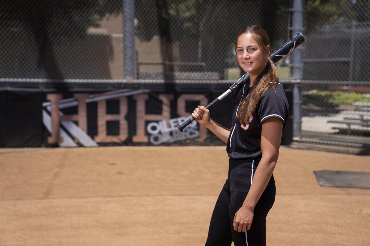 Huntington Beach High School pitcher Zoe Prystajko is the Daily Pilot Softball Dream Team Player of the Year.