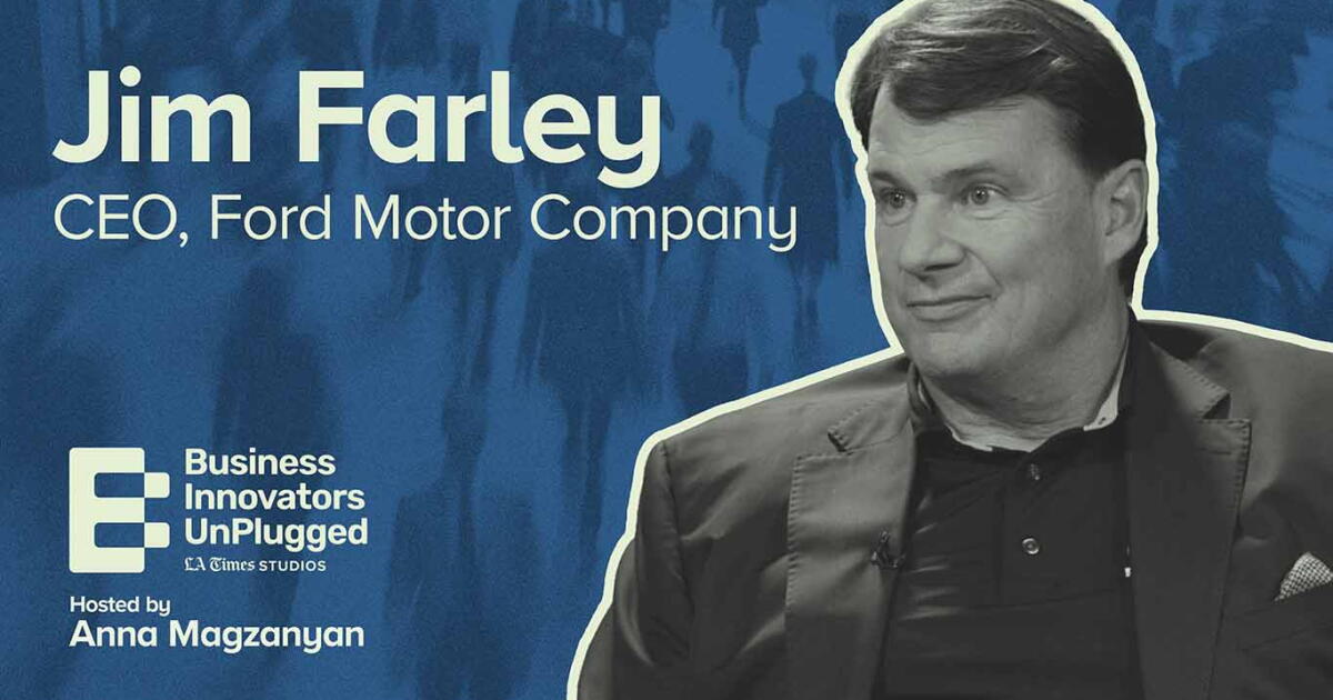 Jim Faley Ford CEO Jim Farley on the Future of Driving - Los Angeles Times
