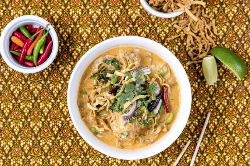 : A spread of dishes from Northern Thai Food