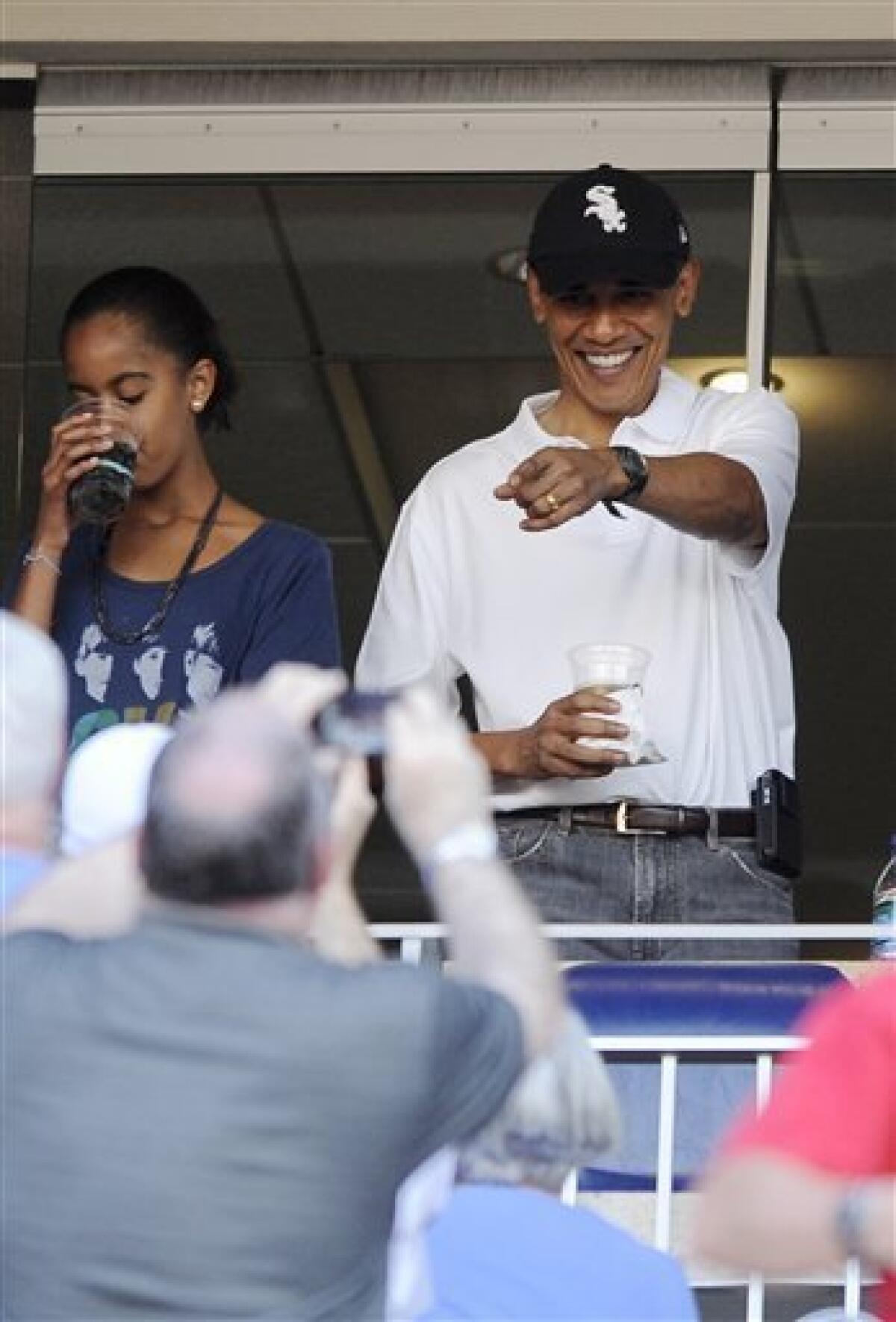 MLB: Stephen Strasburg shines as President Barack Obama watches White Sox  take on Nationals 