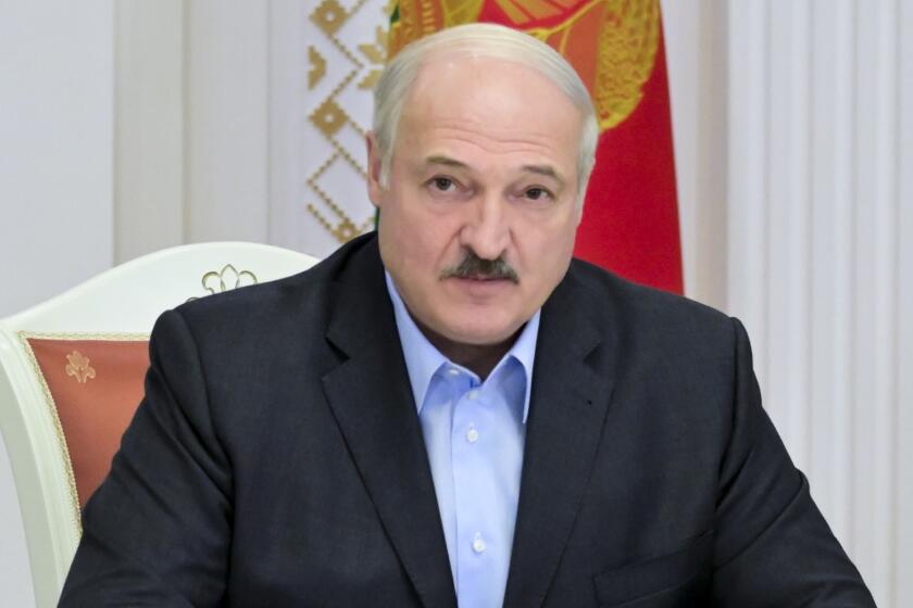 Belarusian President Alexander Lukashenko has dismissed protesters as Western puppets.