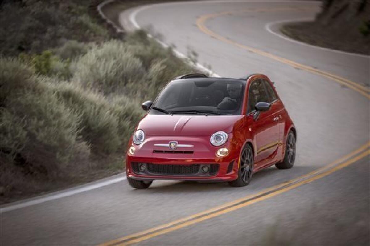 Fiat 500 Abarth Cabrio is a hard charger - The San Diego Union-Tribune