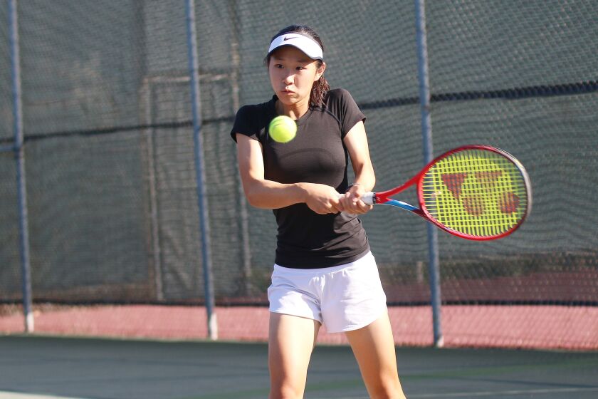 Torrey Pines' Alyssa Ahn is in a group of 24 finalists for USA Today's National Girls Tennis Player of the Year Award.