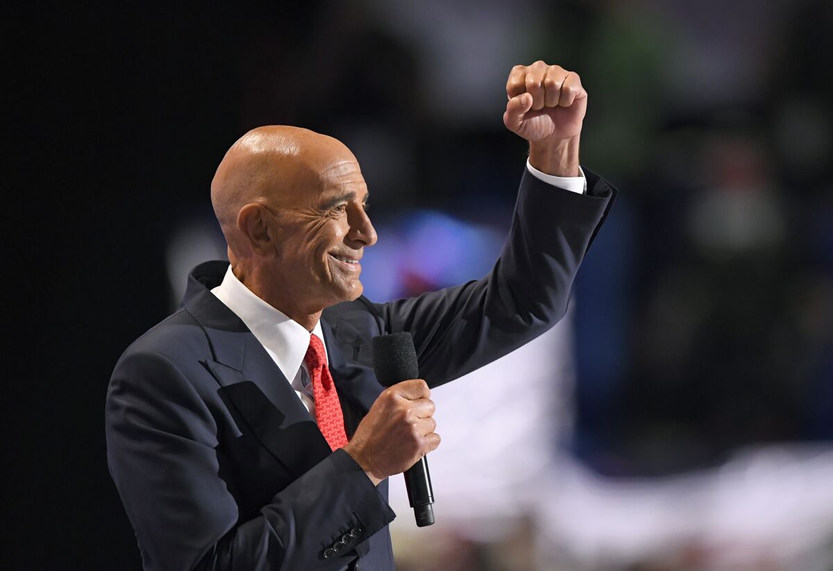Tom Barrack at the 2016 Republican National Convention in Cleveland.