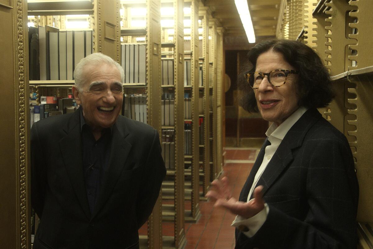 Fran Lebowitz and Martin Scorsese in "Pretend It's a City."