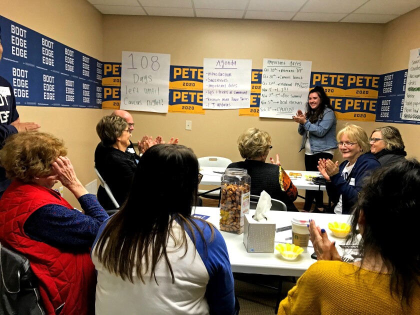 Buttigieg campaign workers