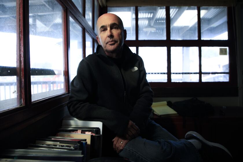 JULIAN, CA., FEB 1, 2019: Thriller/crime novelist Don Winslow's new book, "The Border" comes out in February. The novel is the third in a sweeping trilogy of America's drug wars. February 1, 2019 (Mark Boster For the LA Times).