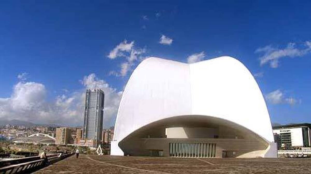 The Auditorio de Tenerife, designed by architect Santiago Calatrava, was opened in 2004.