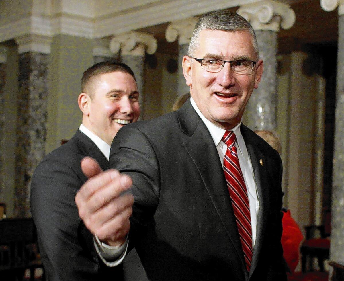 Sen. John Walsh (D-Mont.), who stoked outrage when he said post-traumatic stress syndrome "may have been a factor" in his having plagiarized in an academic paper while at the U.S. Army War College, has dropped his reelection bid.