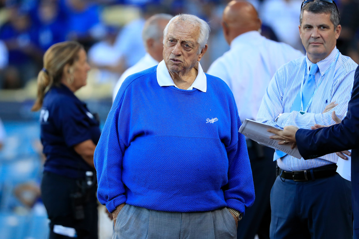 Tommy Lasorda: Baseball Hall of Fame Dodgers manager out of hospital