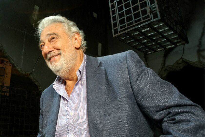 A spokeswoman said that Placido Domingo would have to rest for three or four weeks.