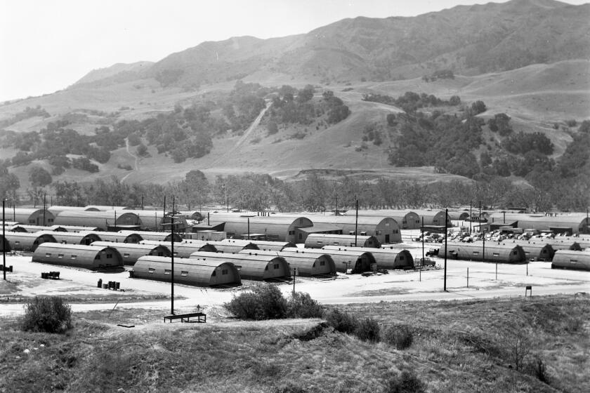 Camp Pendleton barracks in 1951. (ONE TIME USE)