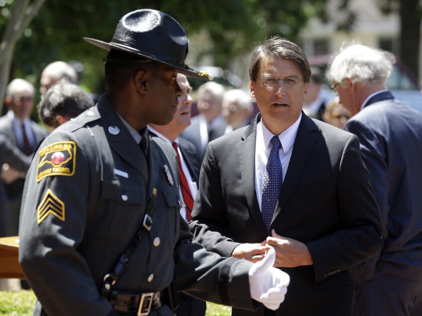 North Carolina Gov. Pat McCrory has defended the new voter ID law.