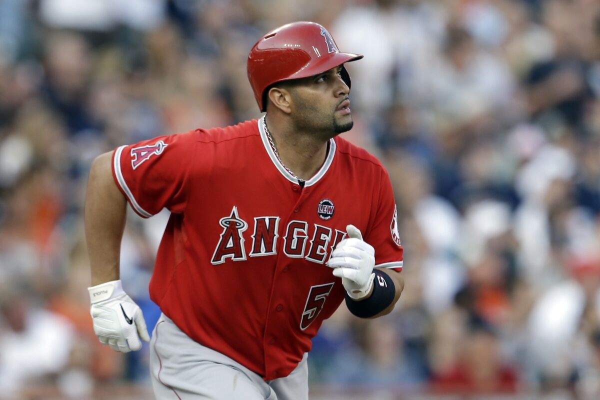 Angels slugger Albert Pujols is taking legal action against a former major league player who accused him of using performance-enhancing drugs.