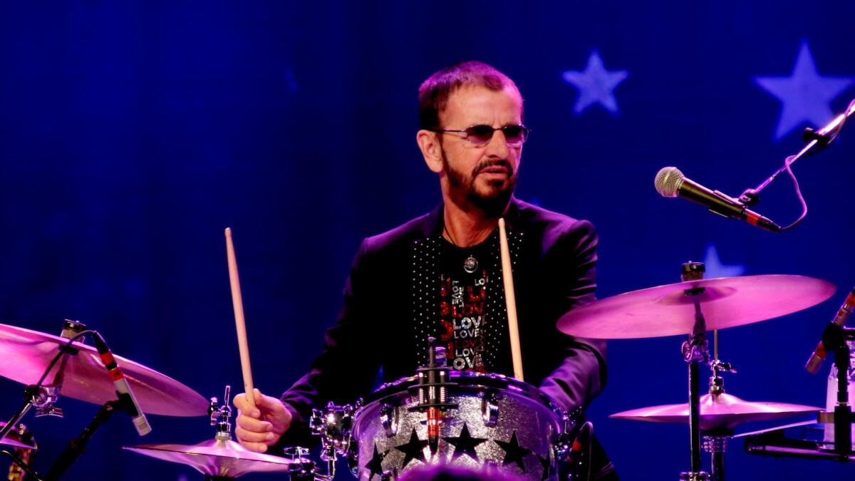 Beatles drummer Ringo Starr performs in July at Los Angeles' Greek Theatre with his All-Starr Band. The musician has announced 2017 concert dates, including eight in Las Vegas.