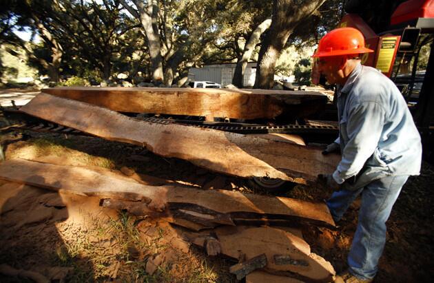 How salvaged wood becomes furniture