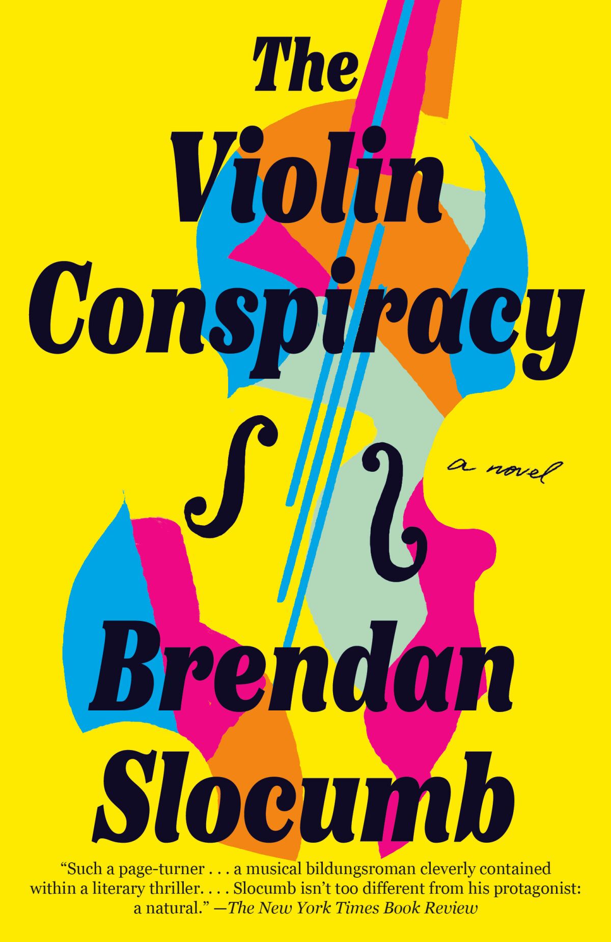 book cover for "The Violin Conspiracy" by Brendan Slocumb. paperback edition.