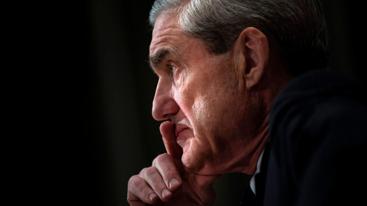 Special counsel Robert S. Mueller III