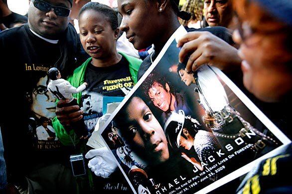 Michael Jackson memorial in Los Angeles