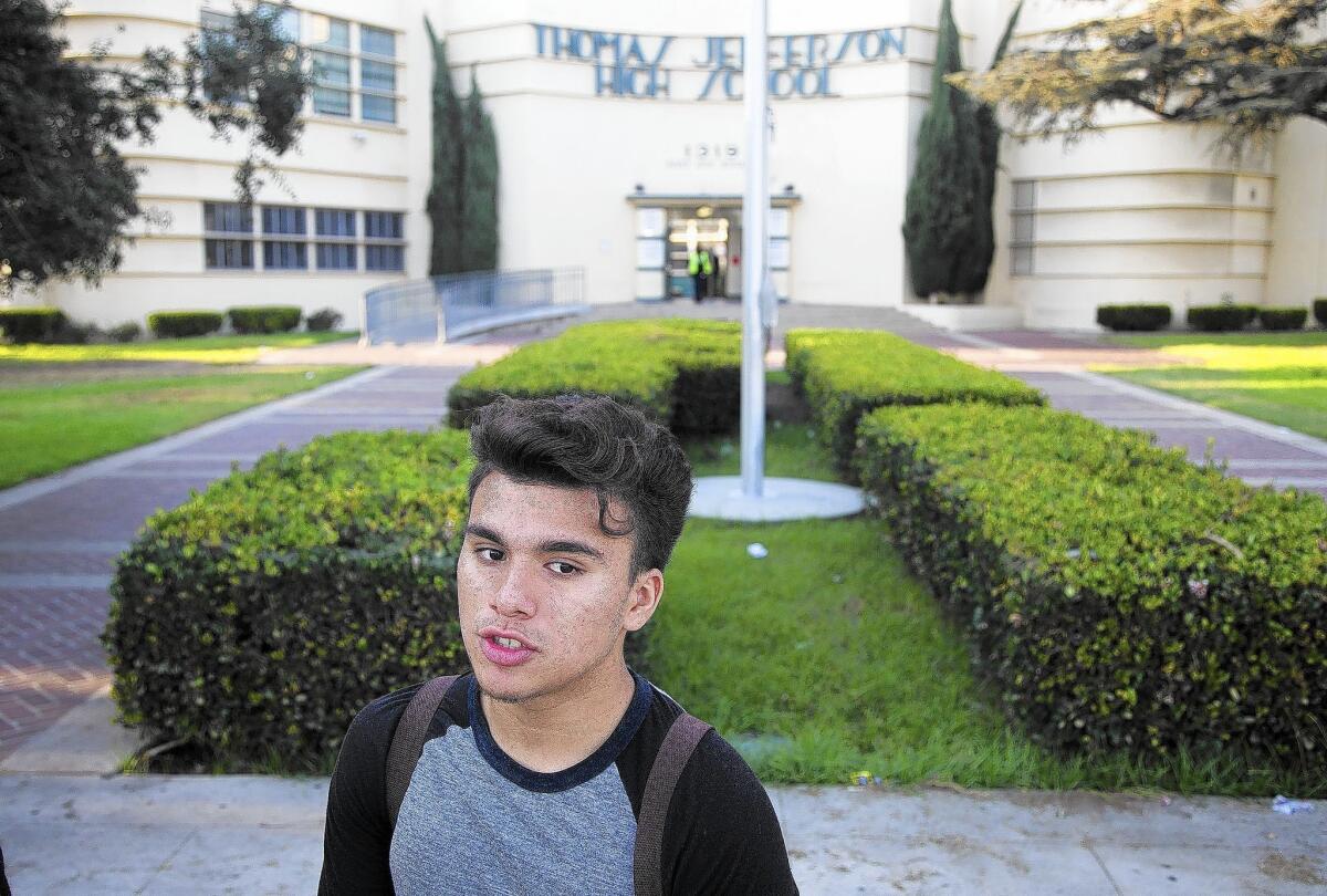 Ludin Lopez, 17, and his peers at Jefferson High may soon have more class options and longer school days in an effort to make up for lost instruction time during weeks of scheduling chaos.