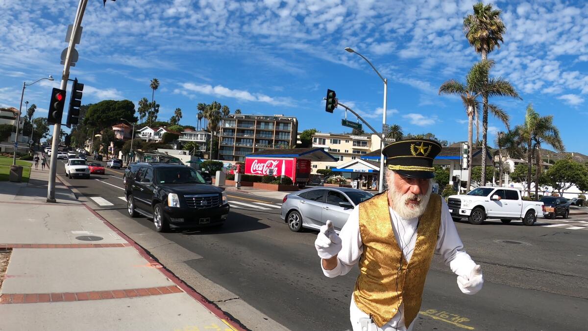 "The Laguna Beach Greeter," a photo by Daniel Moreno was a runner-up winner in the Laguna Beach citywide photo contest.