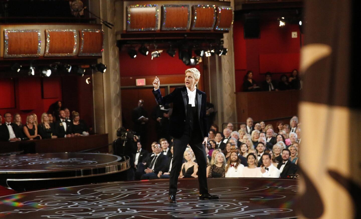 Ellen DeGeneres digs at the academy