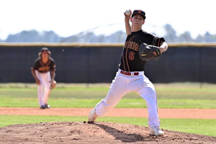Zach Isaacman took the mound in a April 21 match-up against San Marcos.