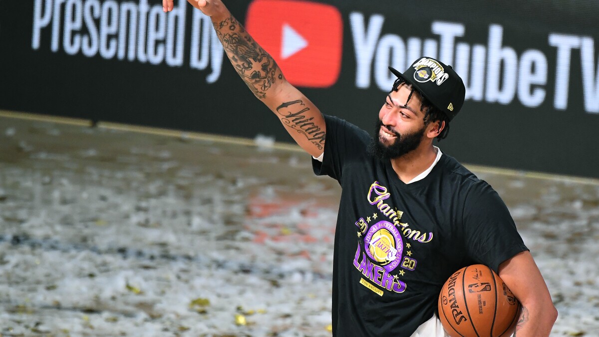 Why Lakers Anthony Davis Will Opt Out And Sign 2 Year Deal Los Angeles Times