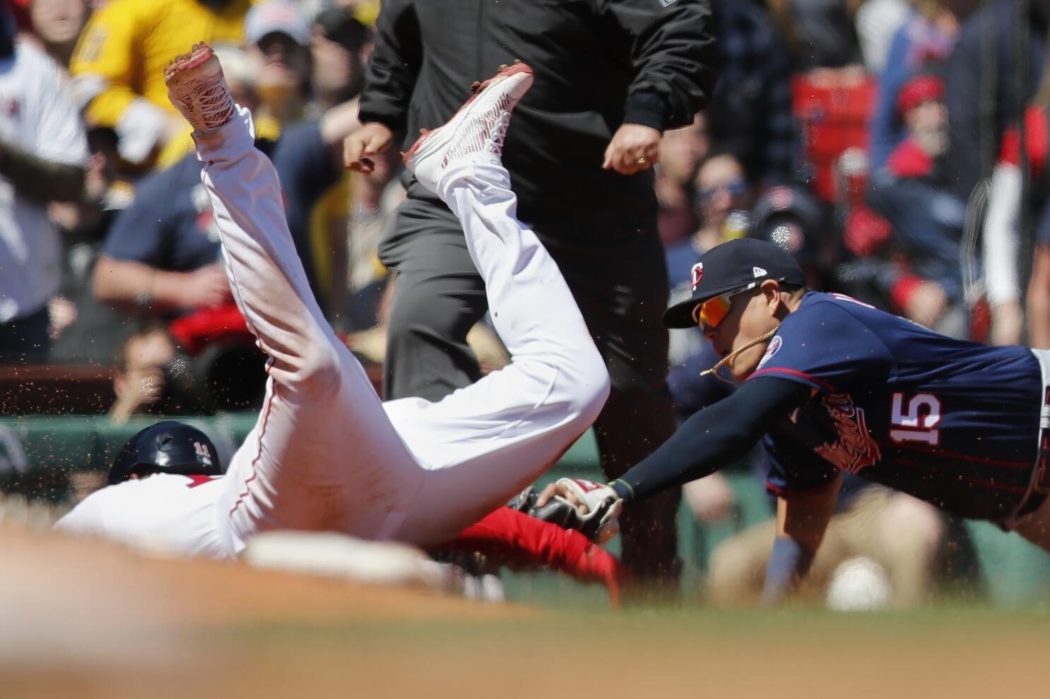 Polanco carries Twins to 8-3 win over Red Sox on Patriots' Day