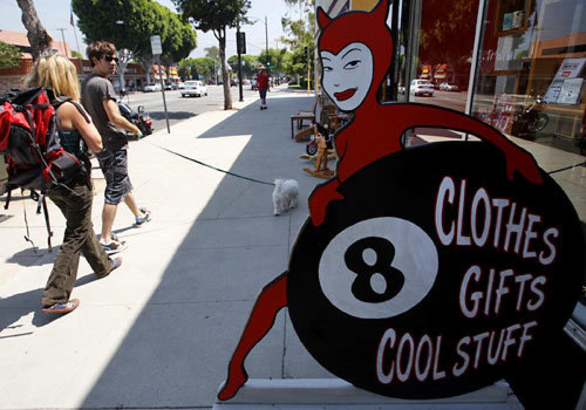 8 Ball on Magnolia Blvd. in Burbank offers retro-inspired clothes, decorations and tchotchkes.