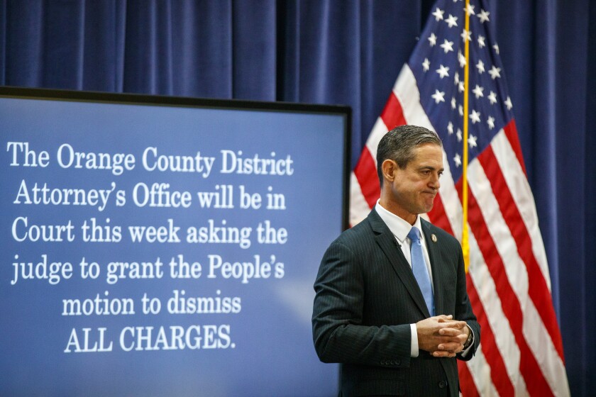 Orange County District Attorney Todd Spitzer