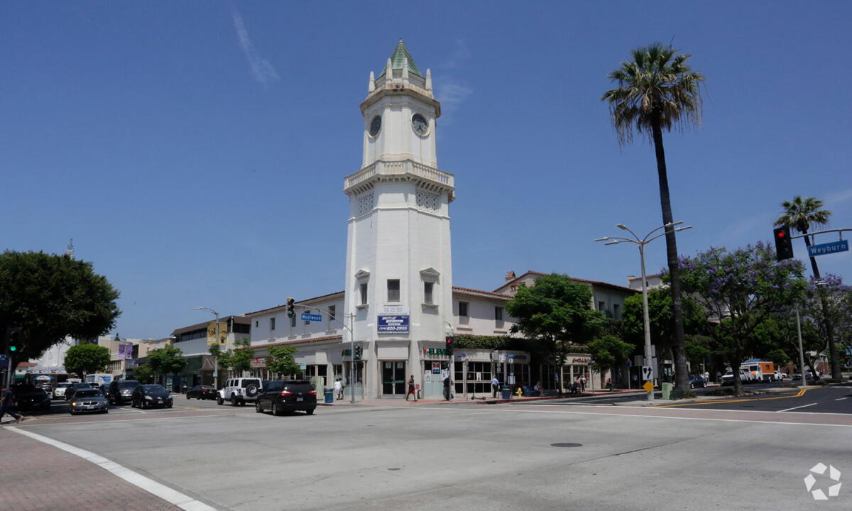 Holmby Hall, a nearly 100-year-old retail building located at 921 Westwood Blvd. in Westwood