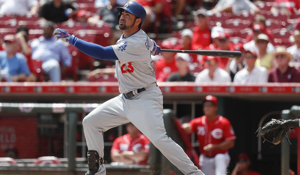 Dodgers' Adrian Gonzalez blasts three home runs in win over Padres