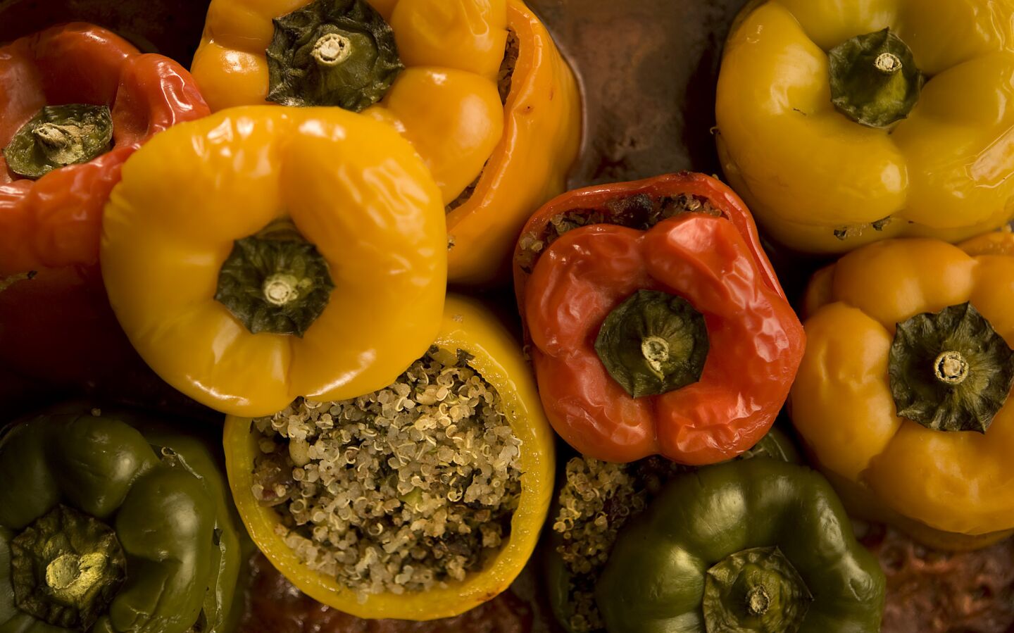 Recipe: Quinoa-stuffed bell peppers