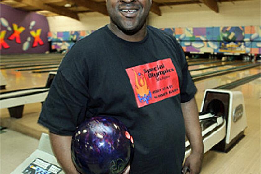 Kolan McConiughey, who is cognitively impaired, has bowled five perfect games since 2005.