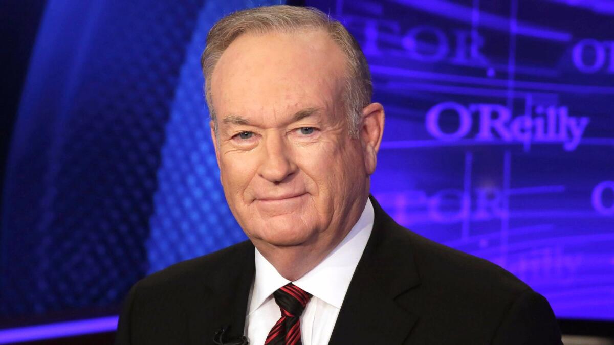 Bill O'Reilly at his Fox News show in 2015.