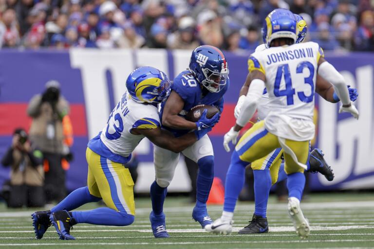 Rams' 26-25 road win over the New York Giants by the numbers - Los ...