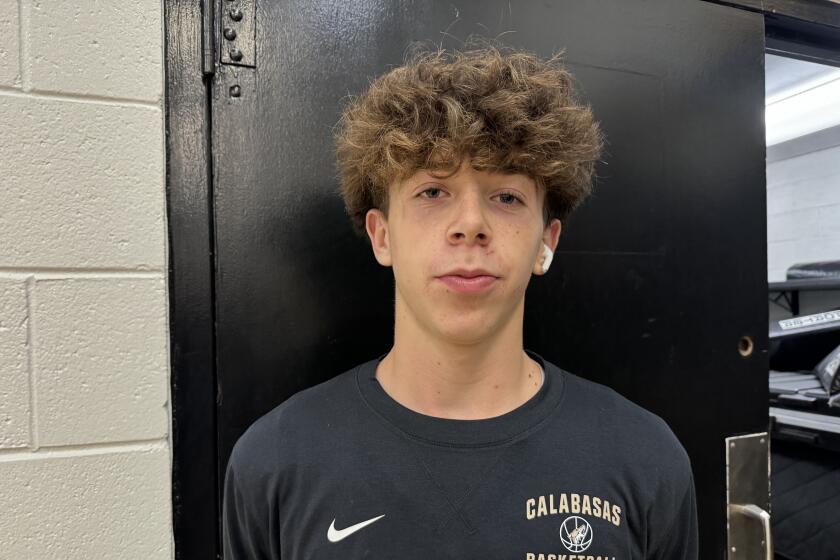 Calabasas freshman guard Grayson Coleman has helped Coyotes to a 3-0 start.