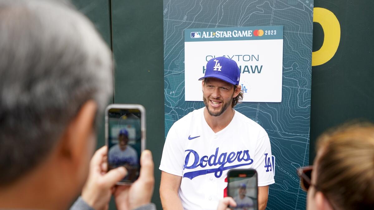 Clayton Kershaw cherishes long-awaited All-Star Game start - Los Angeles  Times