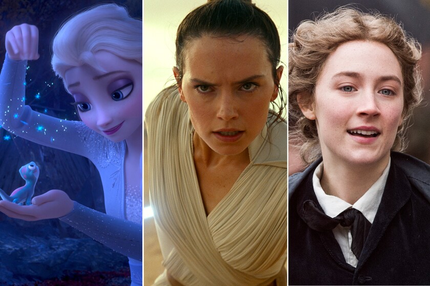 Frozen 2 Star Wars Rise Of Skywalker And Little Women Lead