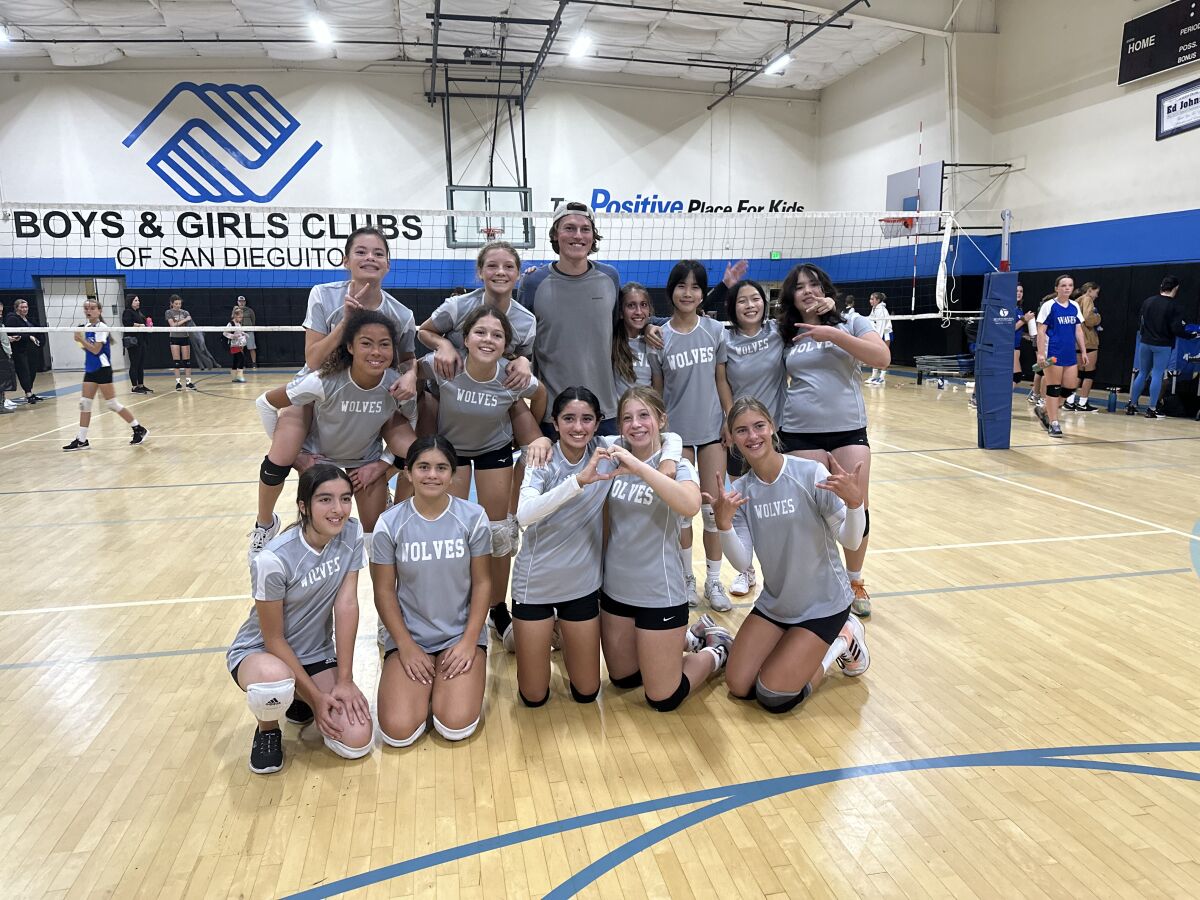 The champion Pacific Trails Middle School seventh graders.