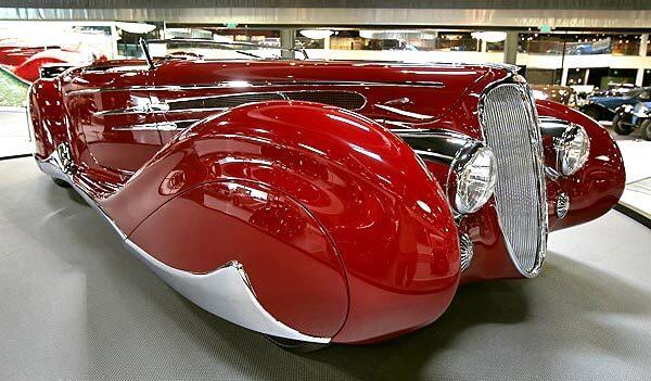 1939 Delahaye Type 165 cabriolet at the Mullin Automotive Museum in Oxnard. See full story