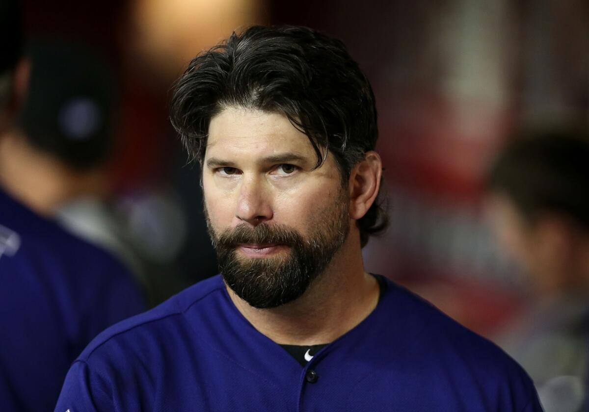 Todd Helton has spent his entire 17-year major league career with the Colorado Rockies.