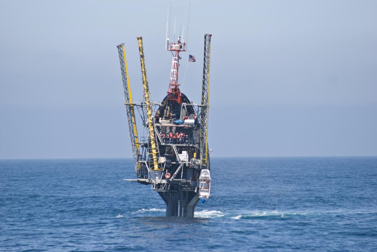 Scripps Oceanography's FLoating Instrument Platform, or FLIP, which was used for ocean research, was retired this month.